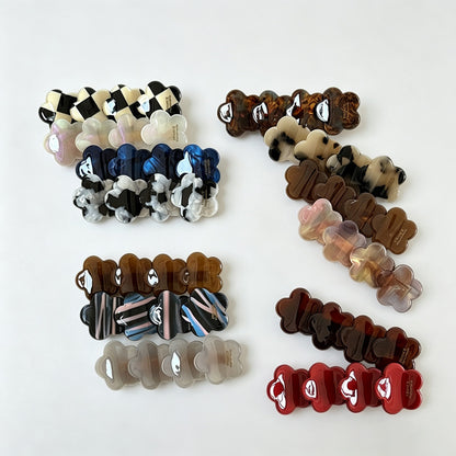 Flower‑Shaped Duckbill Hair Clips