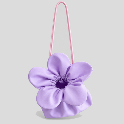 Flower Bucket Crossbody Shoulder Bag