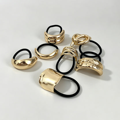 Metallic Arch Hair Tie