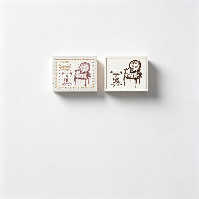 Wooden Rubber Stamp