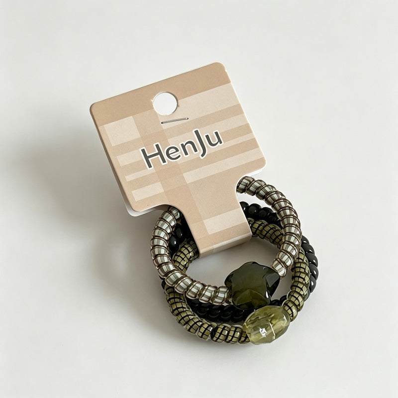 Star Heart Telephone Wire Hair Ties