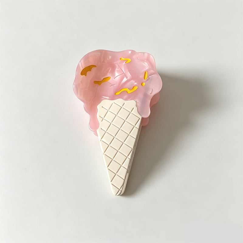 Fun Ice Cream Cone Hair Claw - Shopdayla Wholesale - #0114