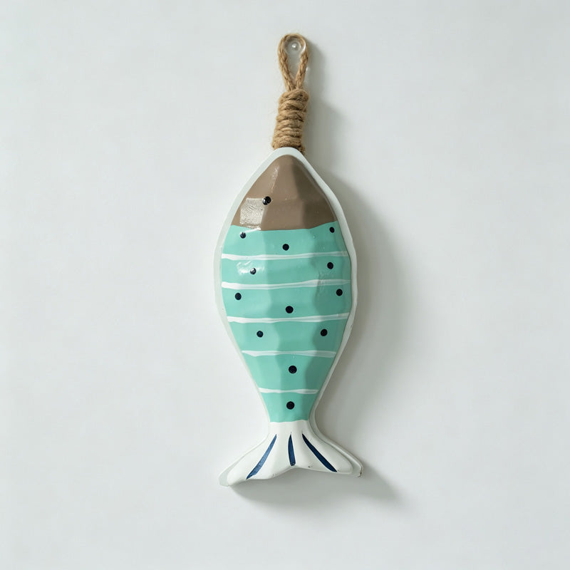 Wooden Fish Shape Wall Hanging Ornament
