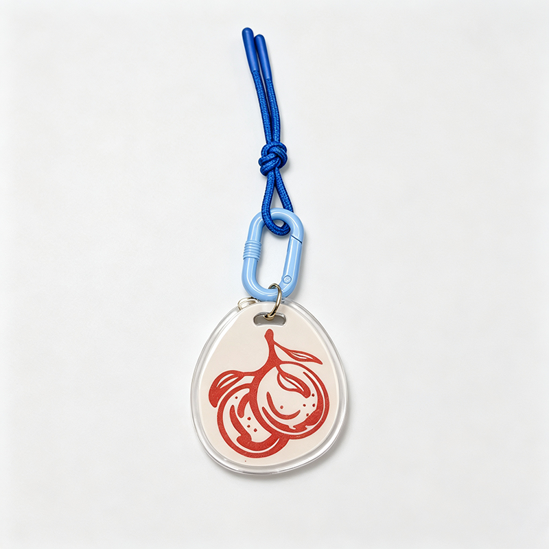 Vegetable Shape Bag Charm Keychain