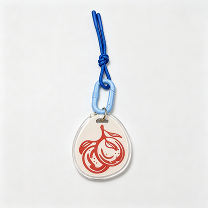 Vegetable Shape Bag Charm Keychain
