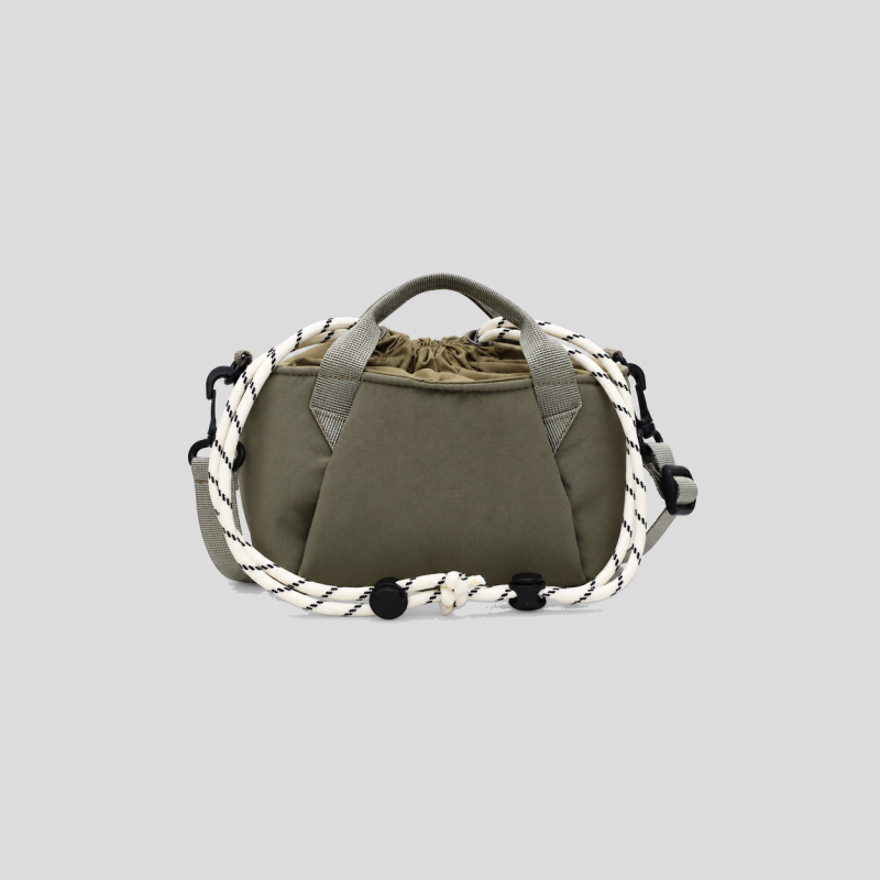 Drawstring Crossbody Handle Bag