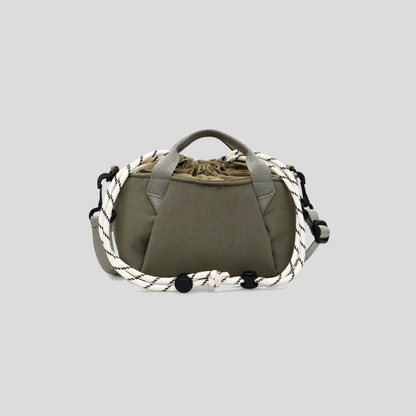 Drawstring Crossbody Handle Bag