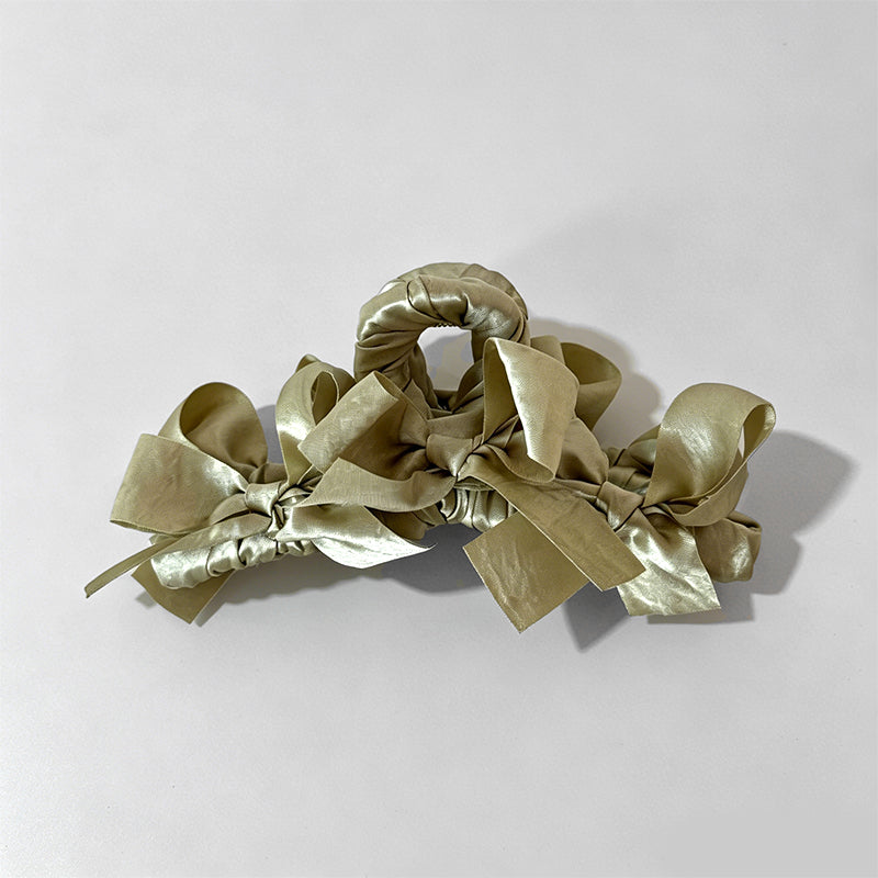 Elegant Satin Bow Large Hair S - Shopdayla Wholesale - #9218
