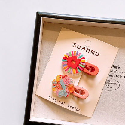 Resin Printed Duckbill Hair Clips