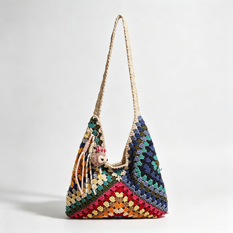 Geometric Sling Tote Bag