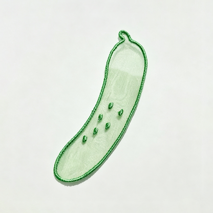 Transparent Embroidery Mesh Bookmarks