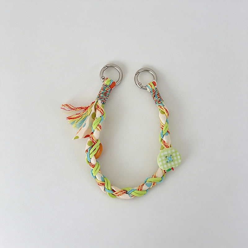 Braided Wrist Strap Key Lanyard