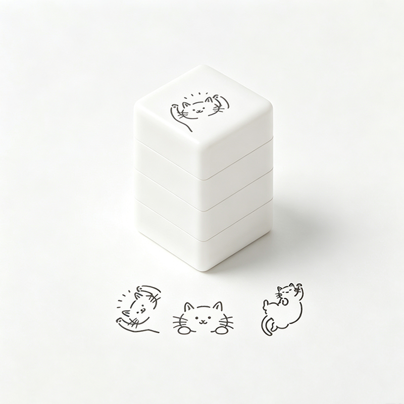 3‑in‑1 Animal Self‑Inking Stamp