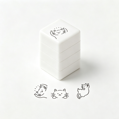 3‑in‑1 Animal Self‑Inking Stamp