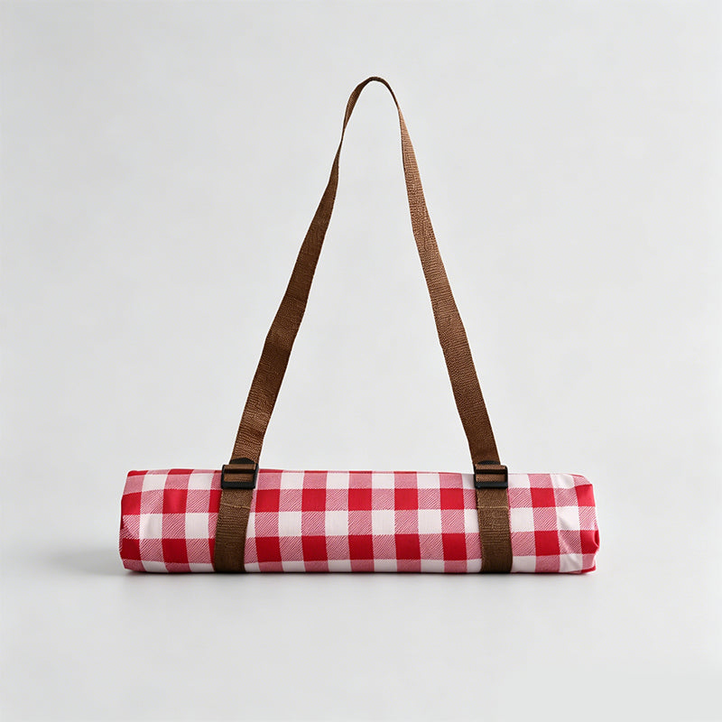 Portable PVC Plaid Pattern Outdoor Picnic Mat