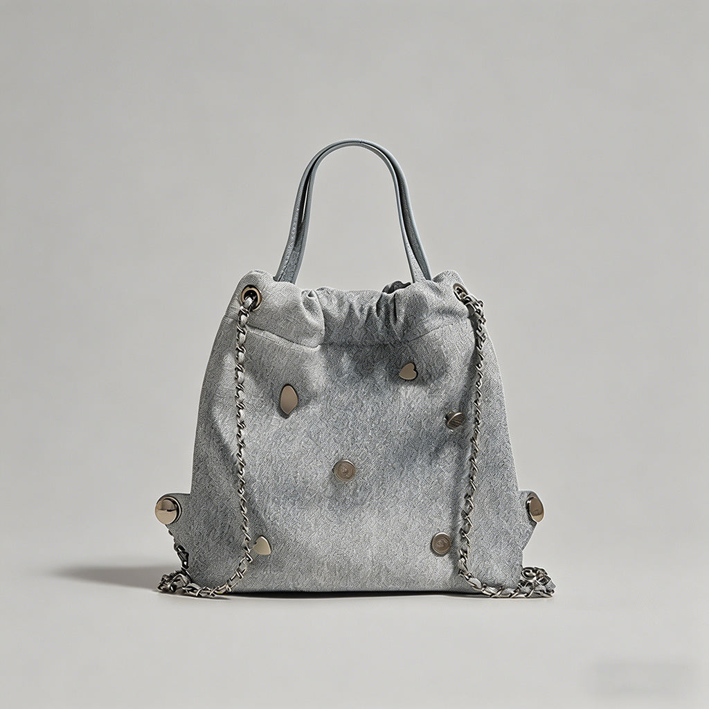 Sparkle Drawstring Bucket Bag - Shopdayla Wholesale - #3890