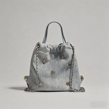 Sparkle Drawstring Bucket Bag - Shopdayla Wholesale - #3890