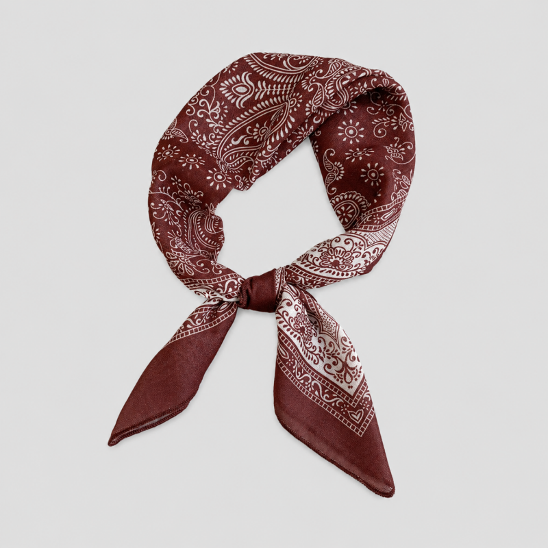 Boho Geometric Square Scarf