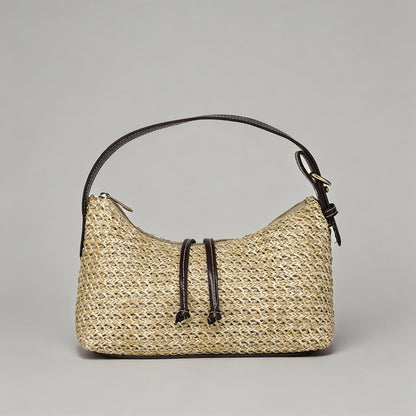 Vintage Straw Hobo Shoulder Ba - Shopdayla Wholesale - #8418