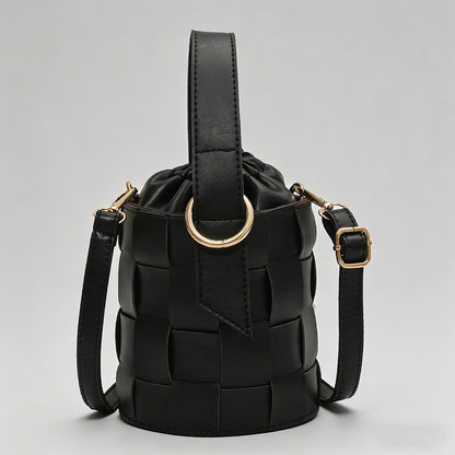 Woven Drawstring Bucket Crossb - Shopdayla Wholesale - #6434