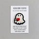 Black and White Ghost / One Size