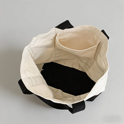 Large Capacity Canvas Tote Bag - Shopdayla Wholesale - #9010