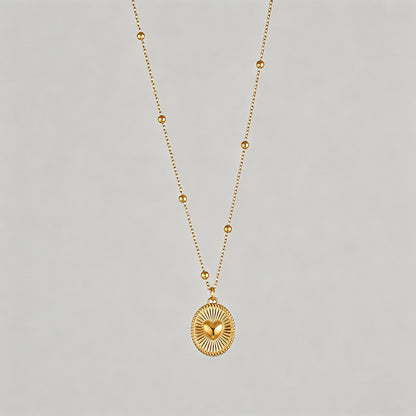 Heart Pendant Necklace - Shopdayla Wholesale - #5026
