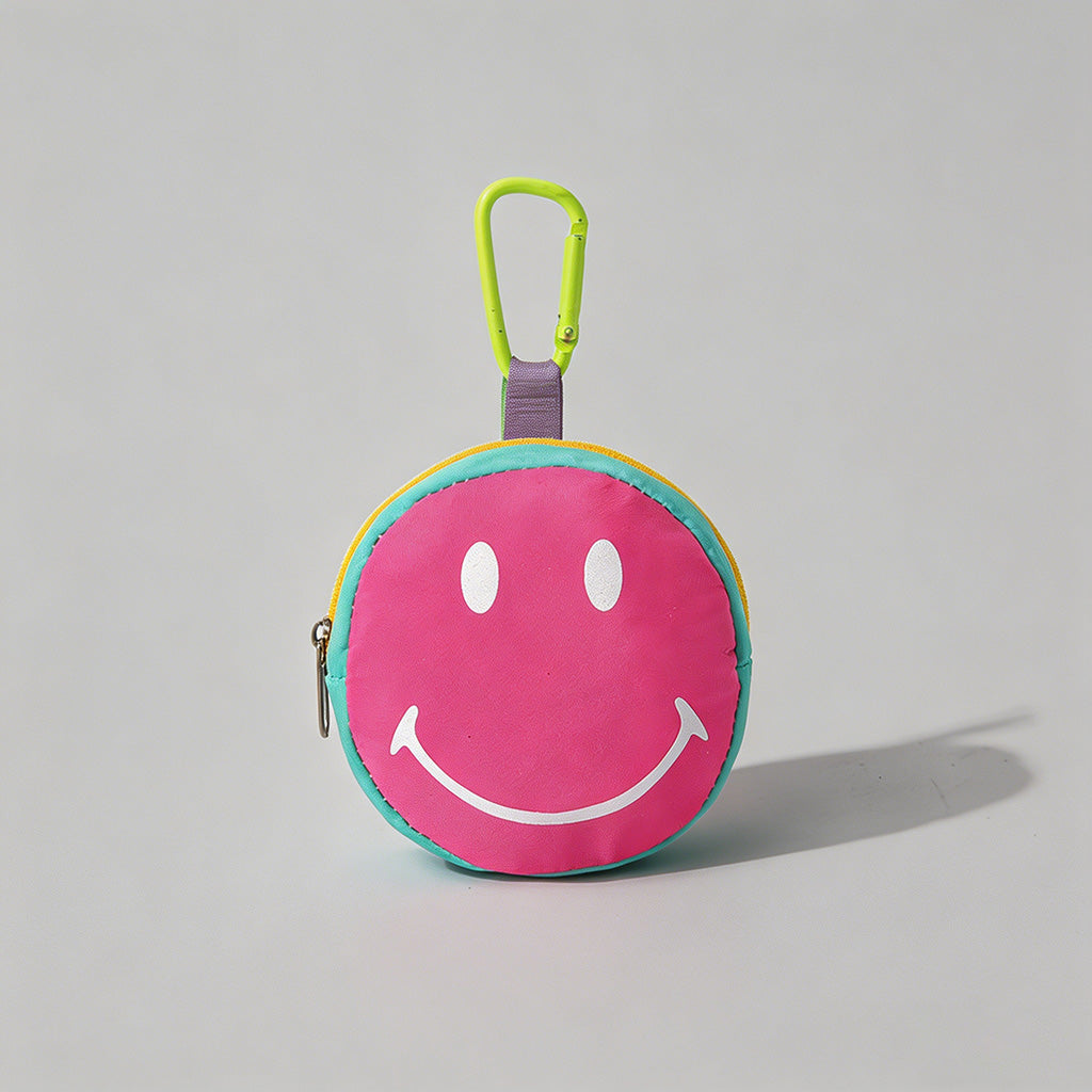 Smiley Face Mini Hanging Pouch - Shopdayla Wholesale - #0802