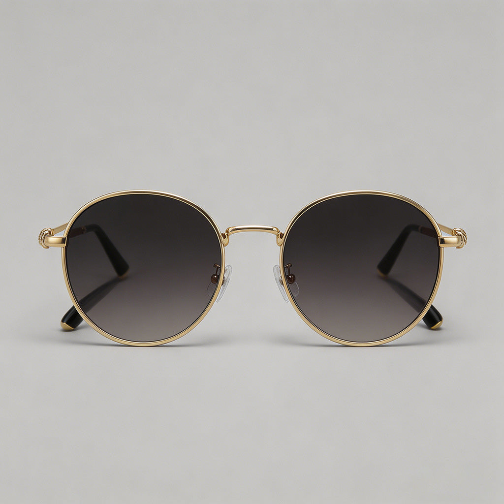 Round Metal Frame Sunglasses - Shopdayla Wholesale - #0866