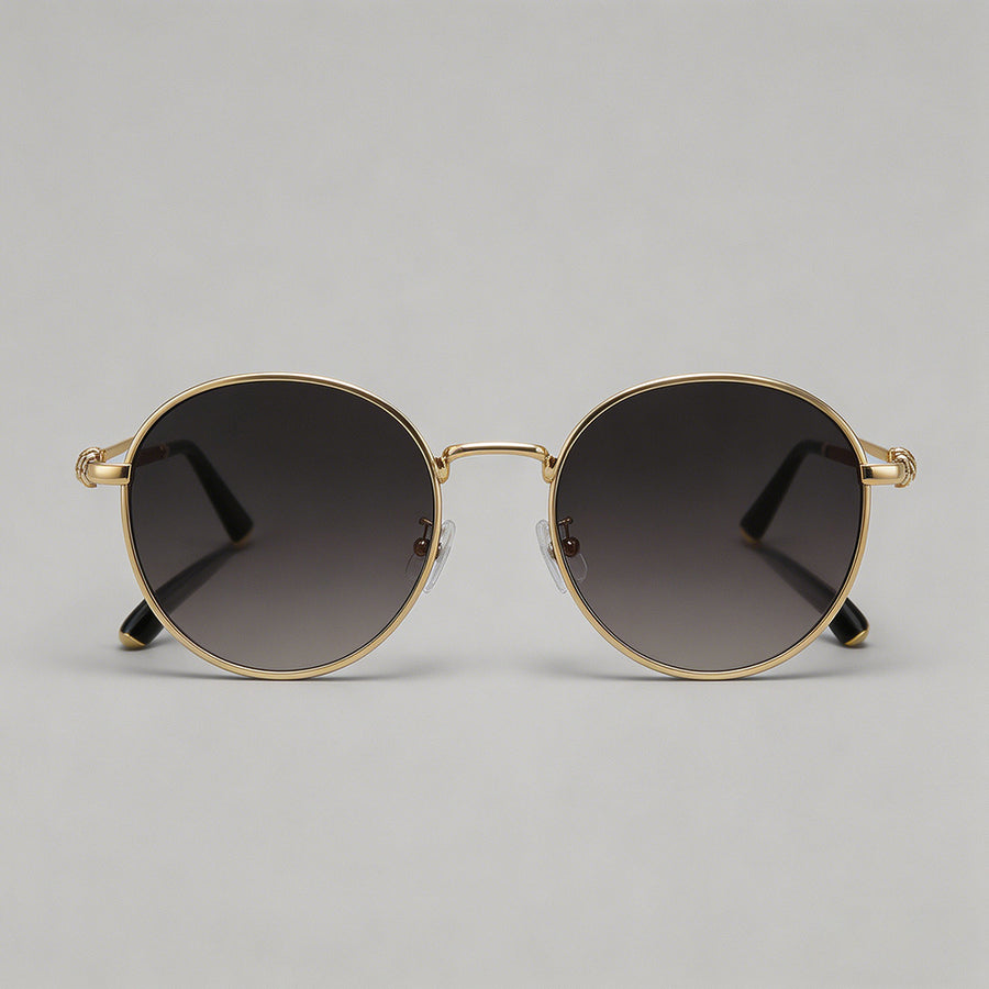Round Metal Frame Sunglasses - Shopdayla Wholesale - #0866