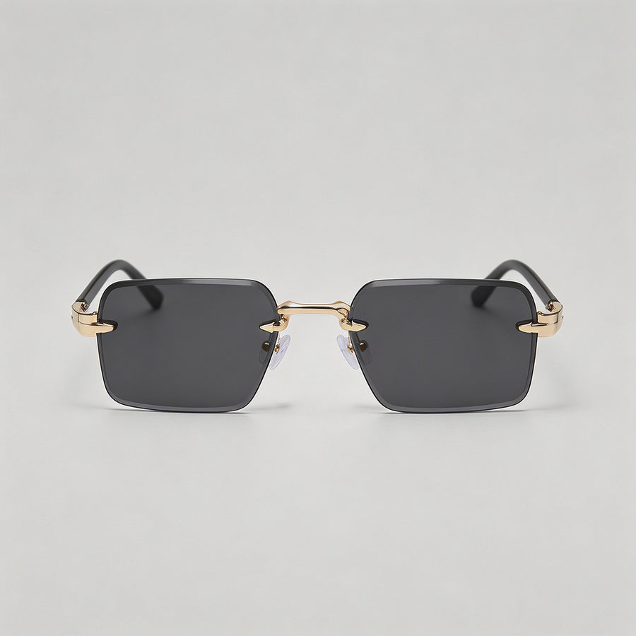 Metal Rimless Square Sunglasse - Shopdayla Wholesale - #1058