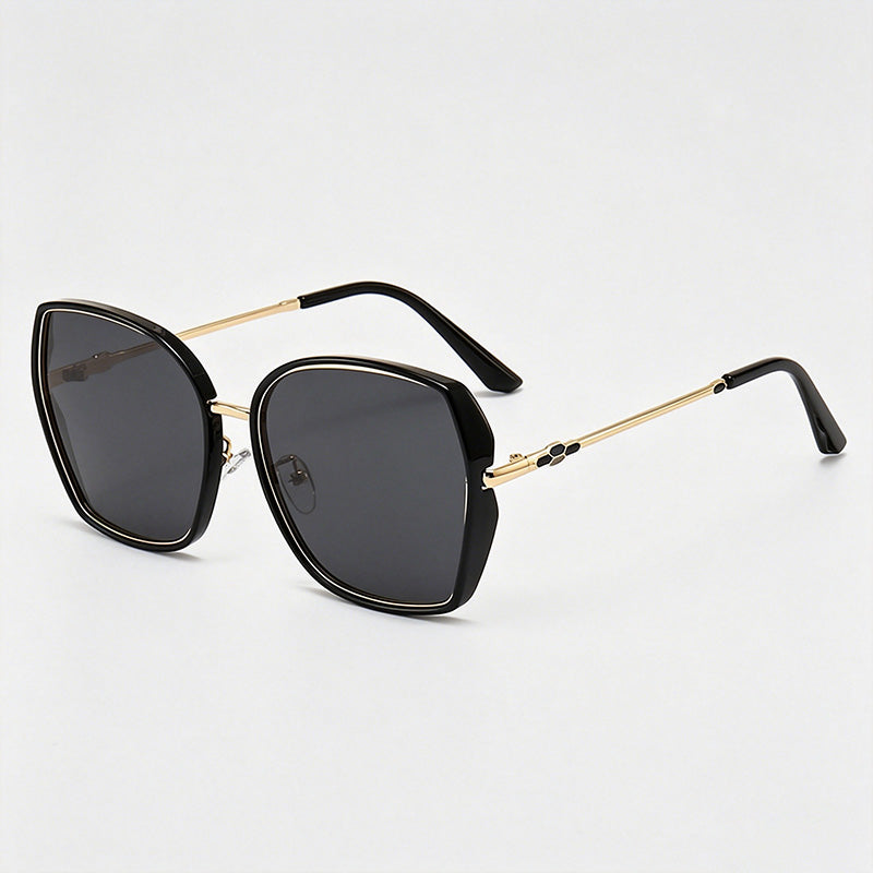 Polarized Oversized Metal Sung - Shopdayla Wholesale - #8530