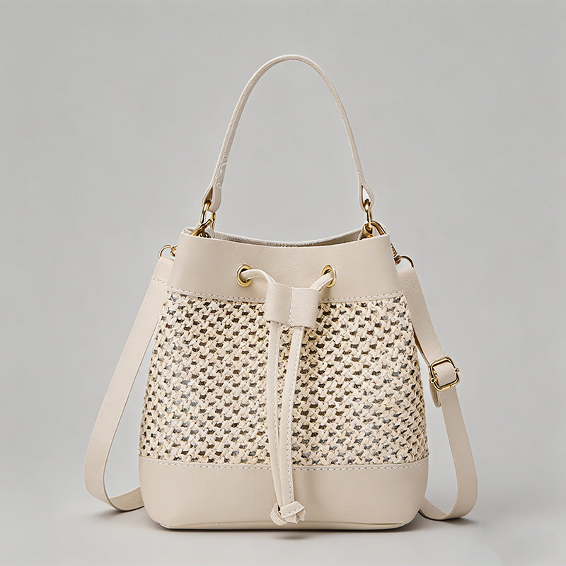 Woven Mini Bucket Bag - Shopdayla Wholesale - #5442