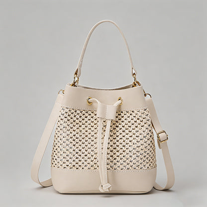 Woven Mini Bucket Bag - Shopdayla Wholesale - #5442