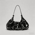 Patent Leather Ruched Shoulder - Shopdayla Wholesale - #1938