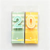 0-9 Pastel Candy Color Number Birthday Candles 10PCS Set