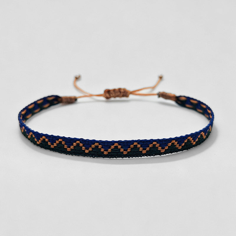 Ethnic Hand‑Woven Pattern Brac - Shopdayla Wholesale - #7570