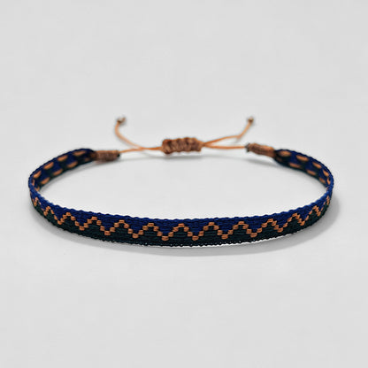 Ethnic Hand‑Woven Pattern Brac - Shopdayla Wholesale - #7570