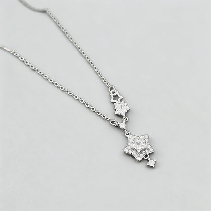 Multi-Star Cubic Zirconia Pend - Shopdayla Wholesale - #1314