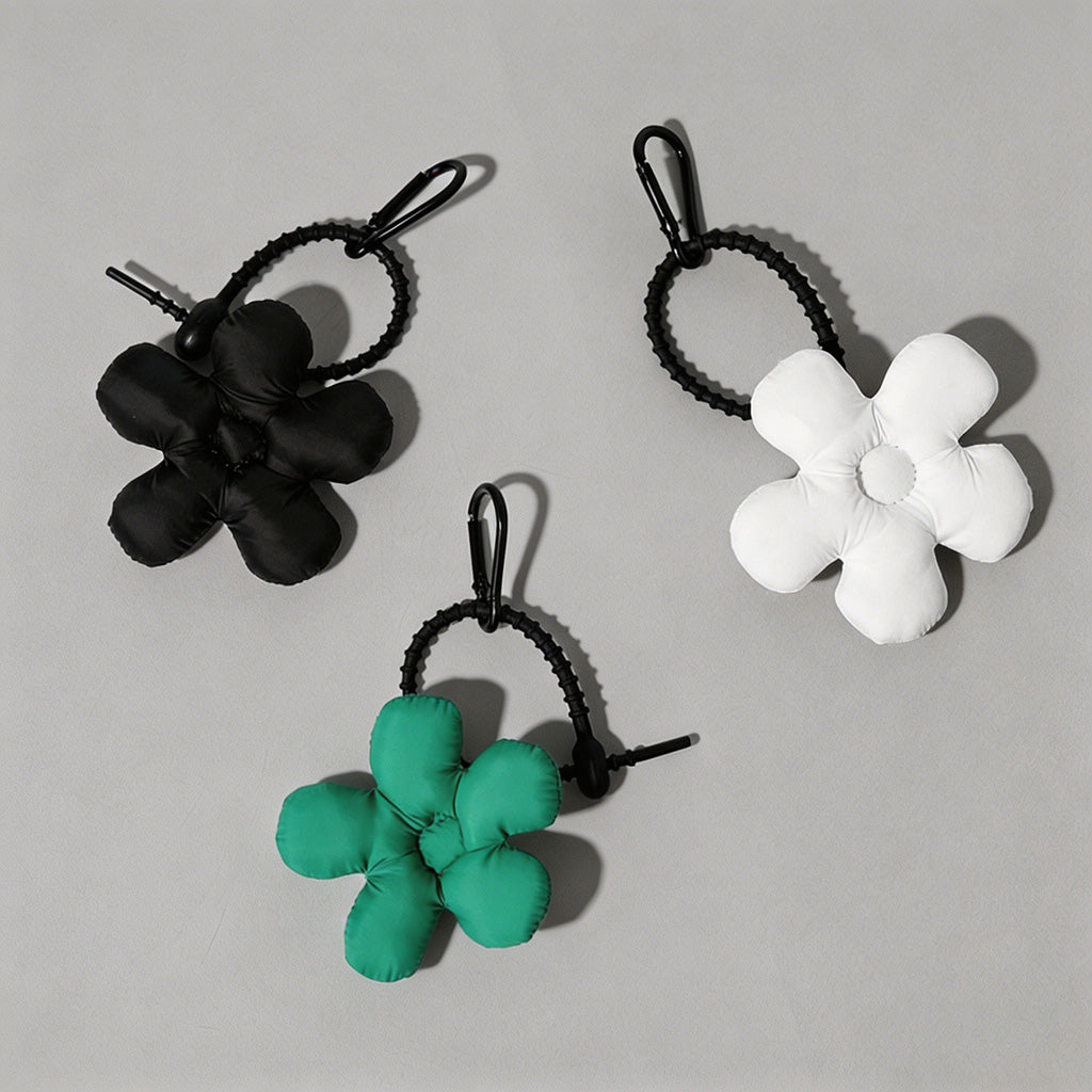 Puffy Flower Bag Charm - Shopdayla Wholesale - #3506