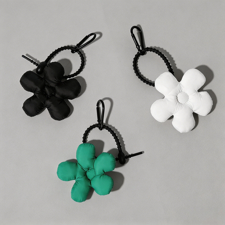 Puffy Flower Bag Charm - Shopdayla Wholesale - #3506