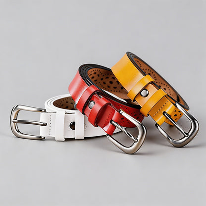 Pin Buckle Hollow-Out PU Leath - Shopdayla Wholesale - #3010