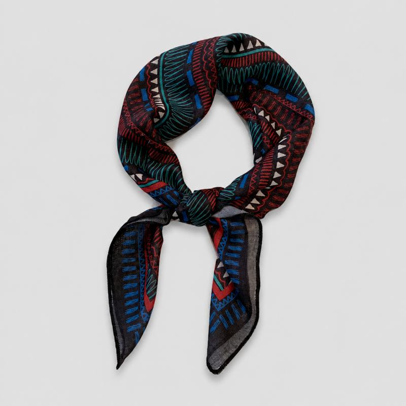 Boho Geometric Square Scarf - Shopdayla Wholesale - #7090