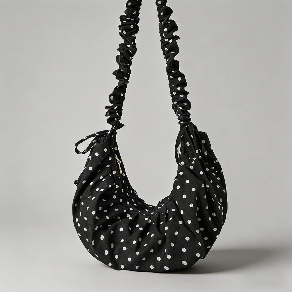 Cute Polka Dot Ruffle Strap Ho - Shopdayla Wholesale - #9474