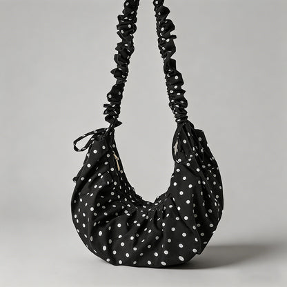 Cute Polka Dot Ruffle Strap Ho - Shopdayla Wholesale - #9474