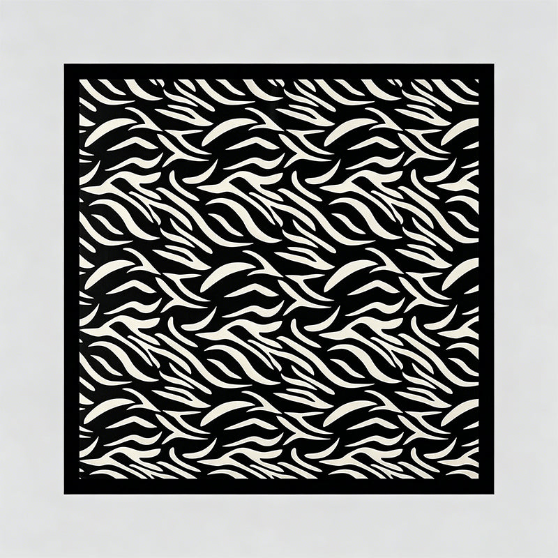 Animal‑Stripe Print Large Squa - Shopdayla Wholesale - #7186