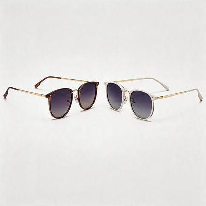 Retro Round Frame Sunglasses - Shopdayla Wholesale - #7394