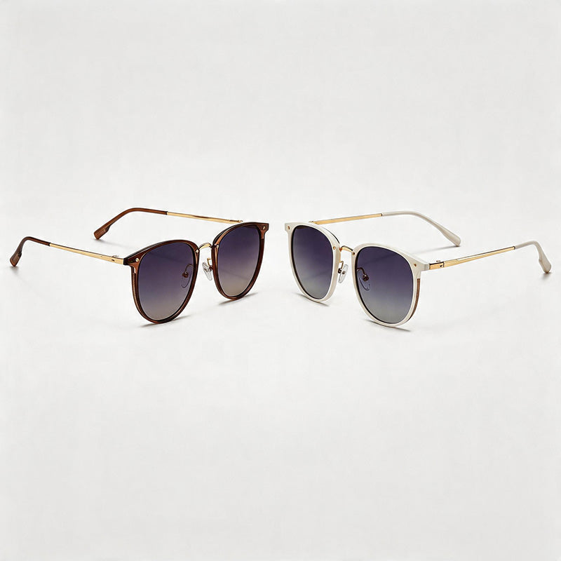 Retro Round Frame Sunglasses - Shopdayla Wholesale - #7394