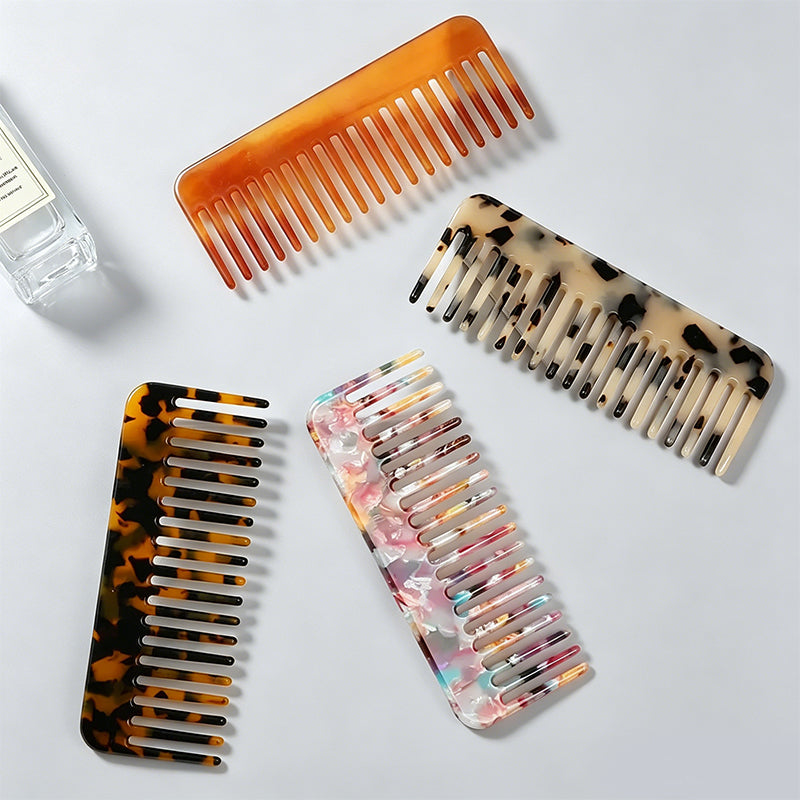Acetate Wide Tooth Comb - Shopdayla Wholesale - #4002