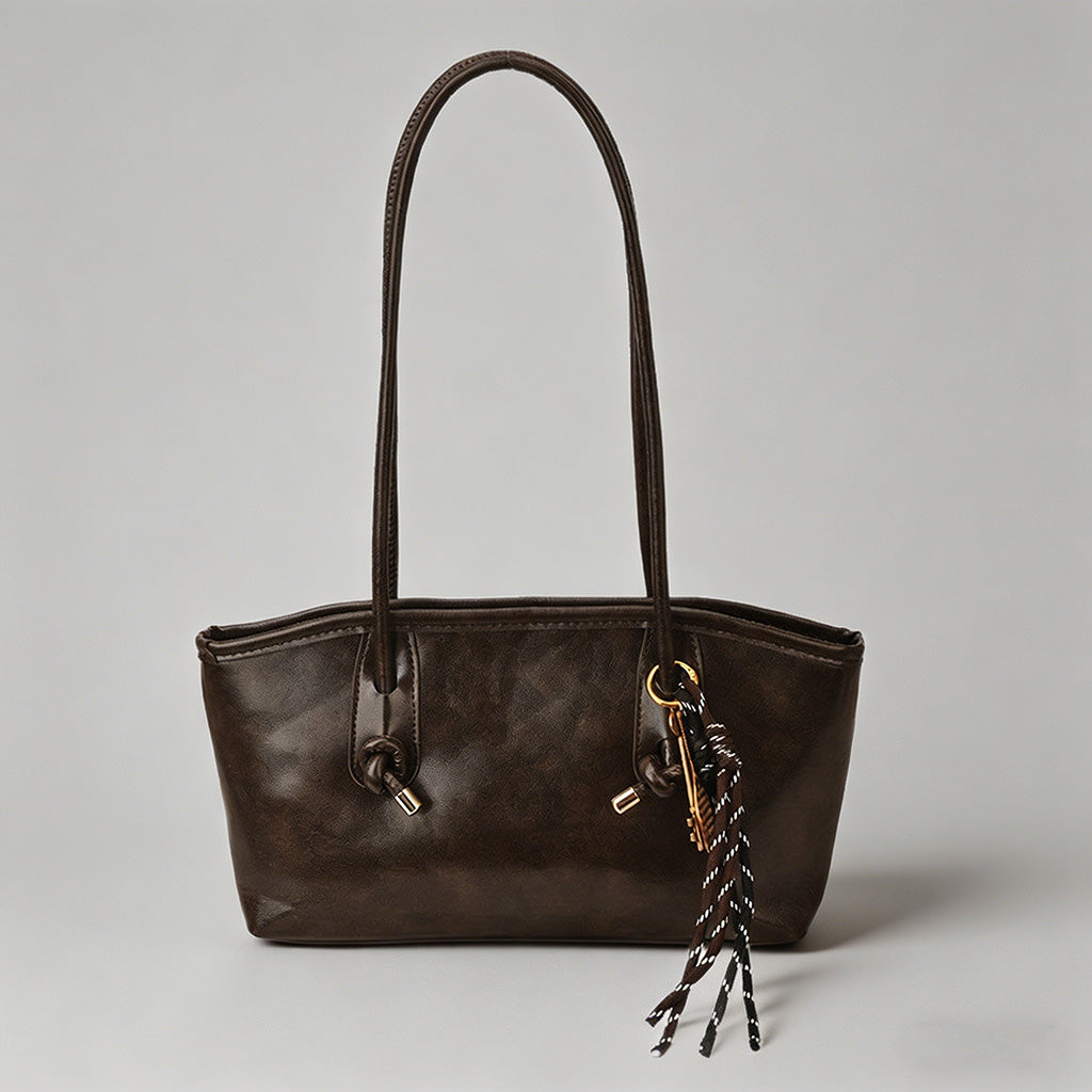 Vintage Faux Leather Tote Bag - Shopdayla Wholesale - #3666